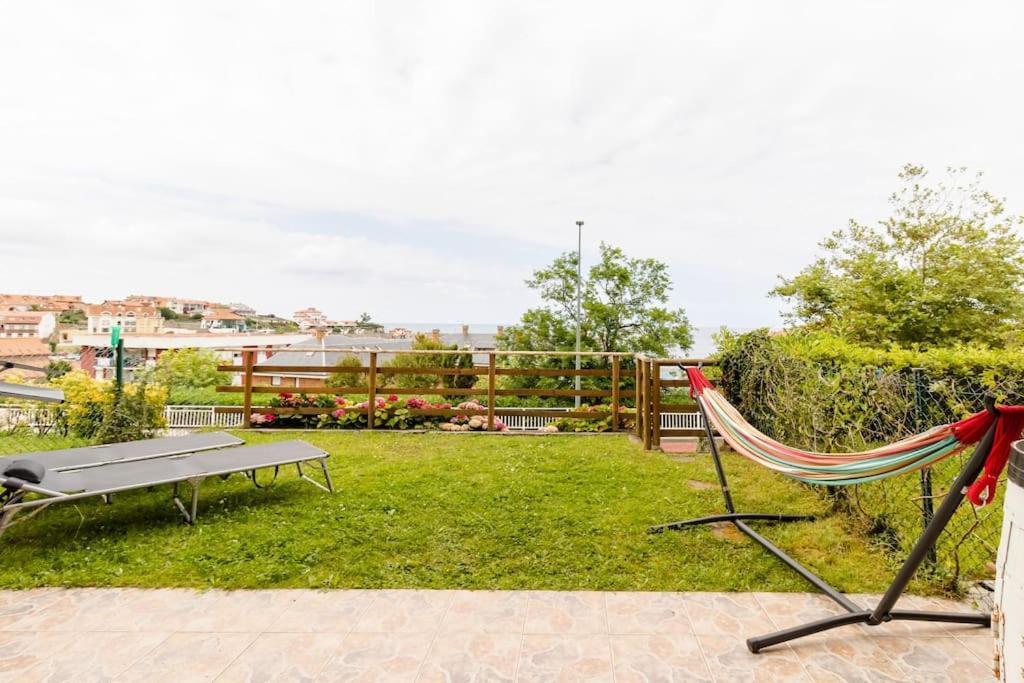 Casa De Las Flores - Apartamento Con Jardin Privado Frente A La Playa De Comillas Exterior photo